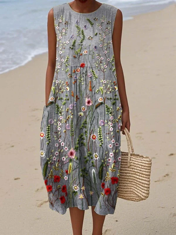 Cara | Vestido de verano ligero y sin mangas para Mujer - Imagen 2