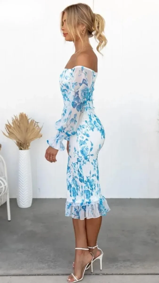 Kendall | Vestido midi de lujo (Casi agotado) - Imagen 9