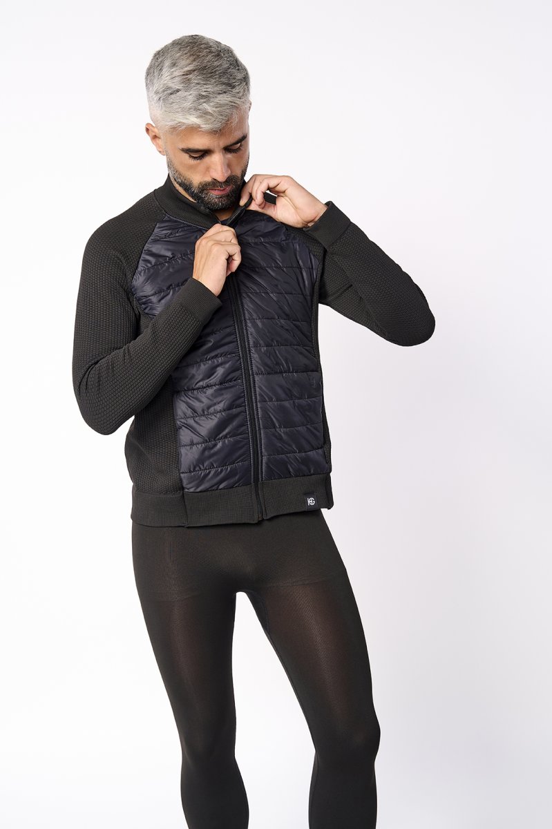 VARAN · Chaqueta técnica acolchada para frío y outdoor | Negro - Imagen 3