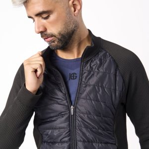 VARAN · Chaqueta técnica acolchada para frío y outdoor | Negro
