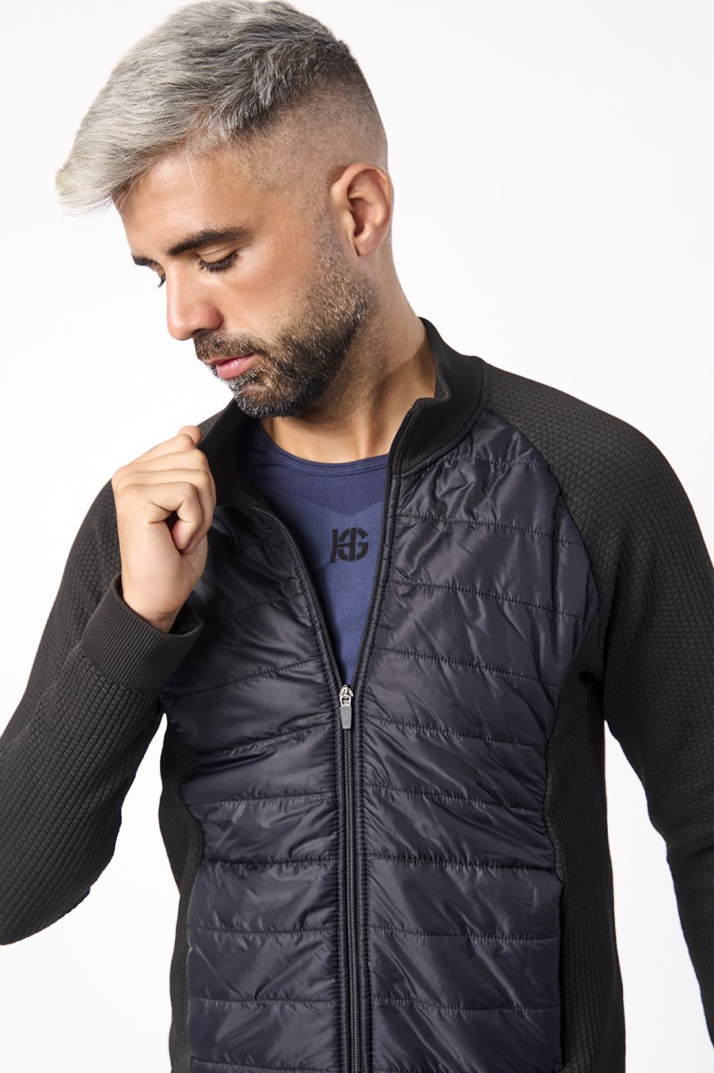 VARAN · Chaqueta técnica acolchada para frío y outdoor | Negro - Imagen 2