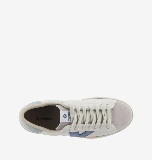 Zapatilla de piel y serraje Victoria - Imagen 3
