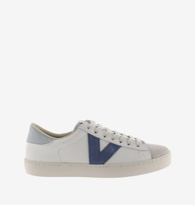 Zapatilla de piel y serraje Victoria - Imagen 5