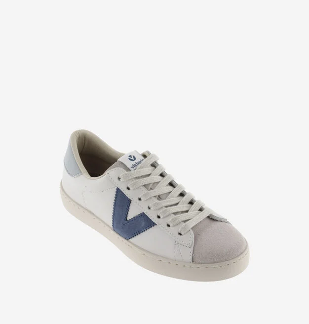 Zapatilla de piel y serraje Victoria - Imagen 4