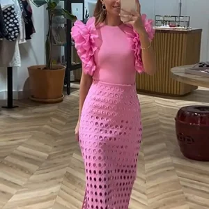 Suzie ™ vestido manga volante