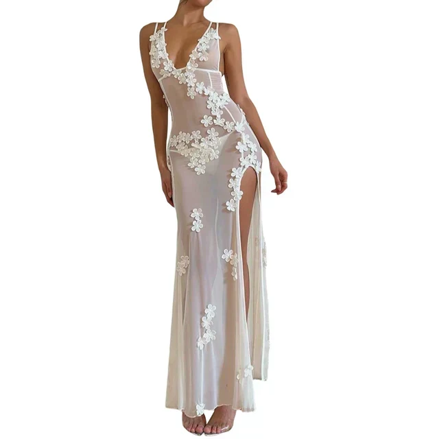 Gigi ™ vestido de flores transparentes - Imagen 2