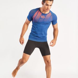WAVE Camiseta de manga corta ultraligera azul