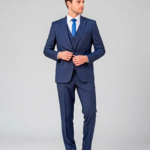 Traje Principe de Gales Azul