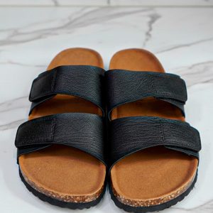 Sandalias de Cuero con Velcro