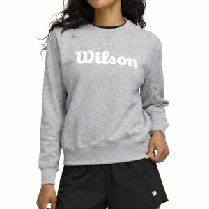 Sudadera Wilson Crewneck Gris Mujer