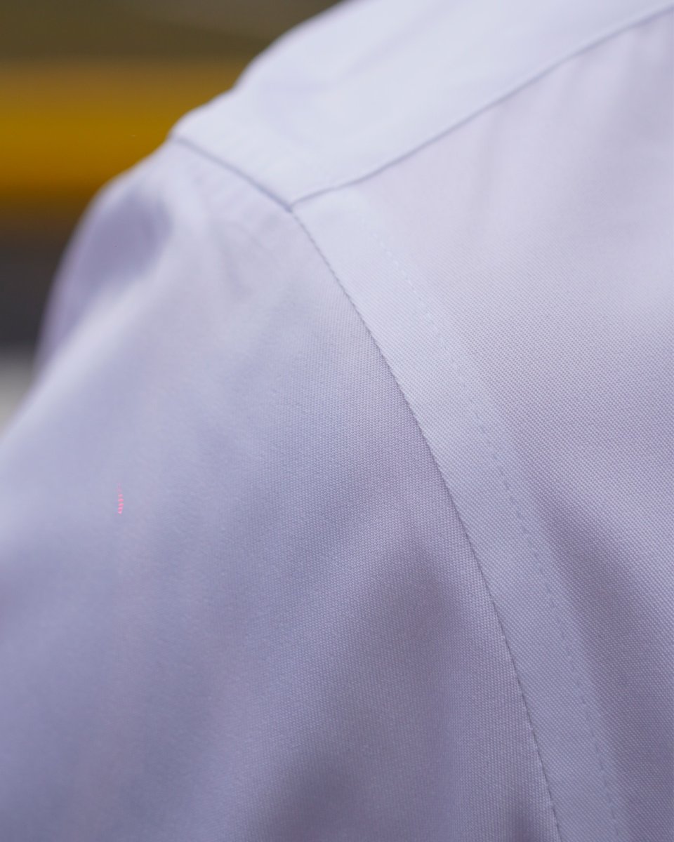 Camisa Blanca Satinada de Hombre Máximo San Martín - Imagen 3