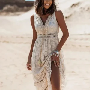 Nina | Vestido bohemio de lujo (Casi agotado)