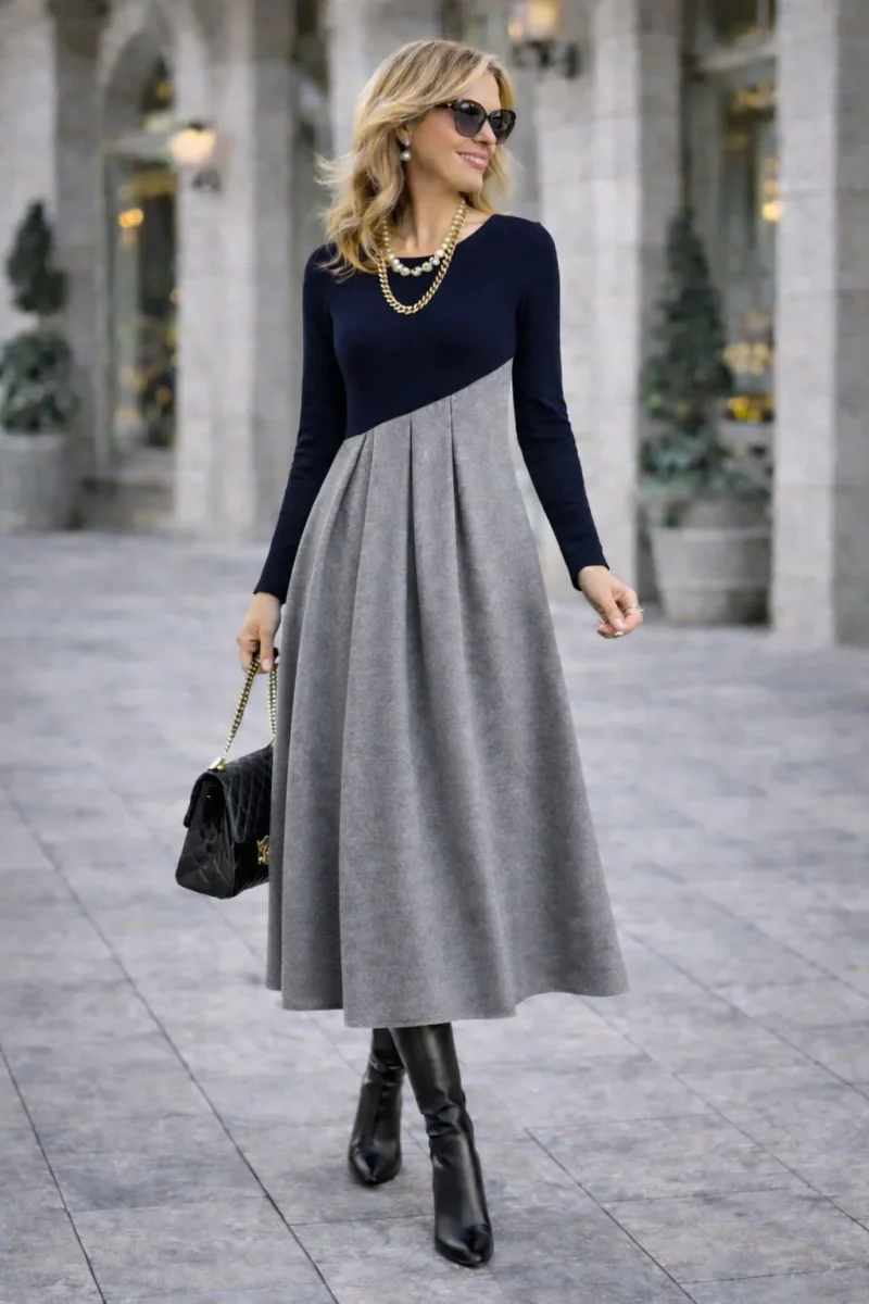 Eliara™ | Vestido largo elegante e intemporal - Imagen 6
