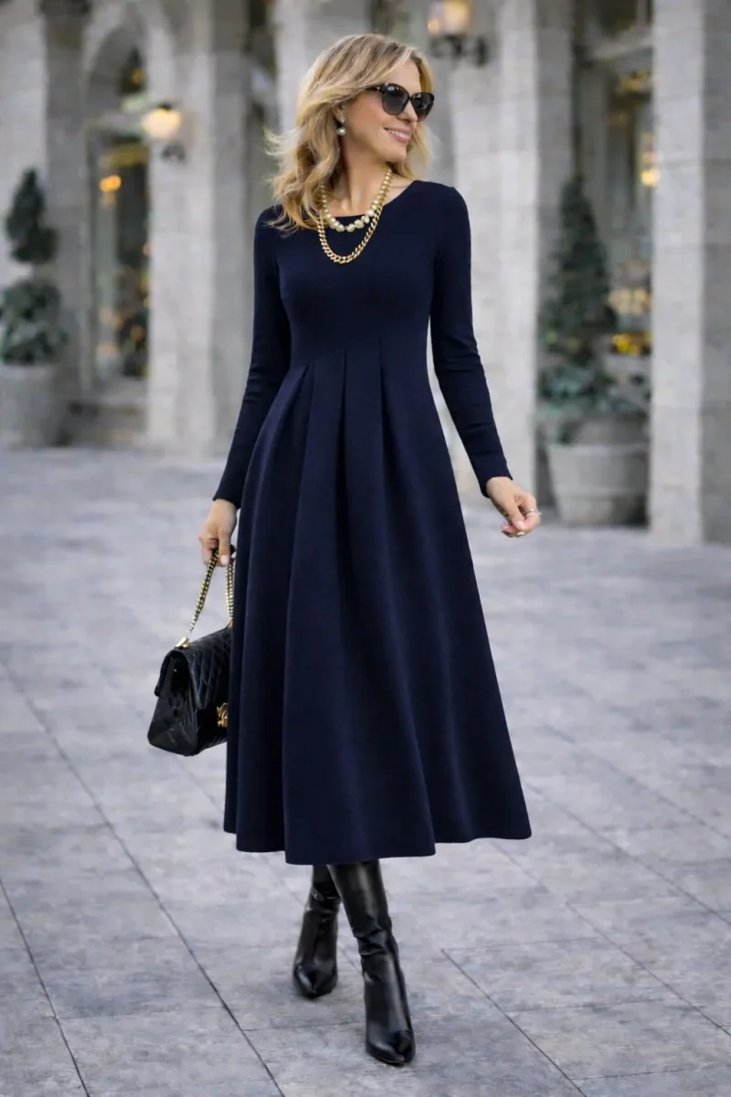 Eliara™ | Vestido largo elegante e intemporal - Imagen 9