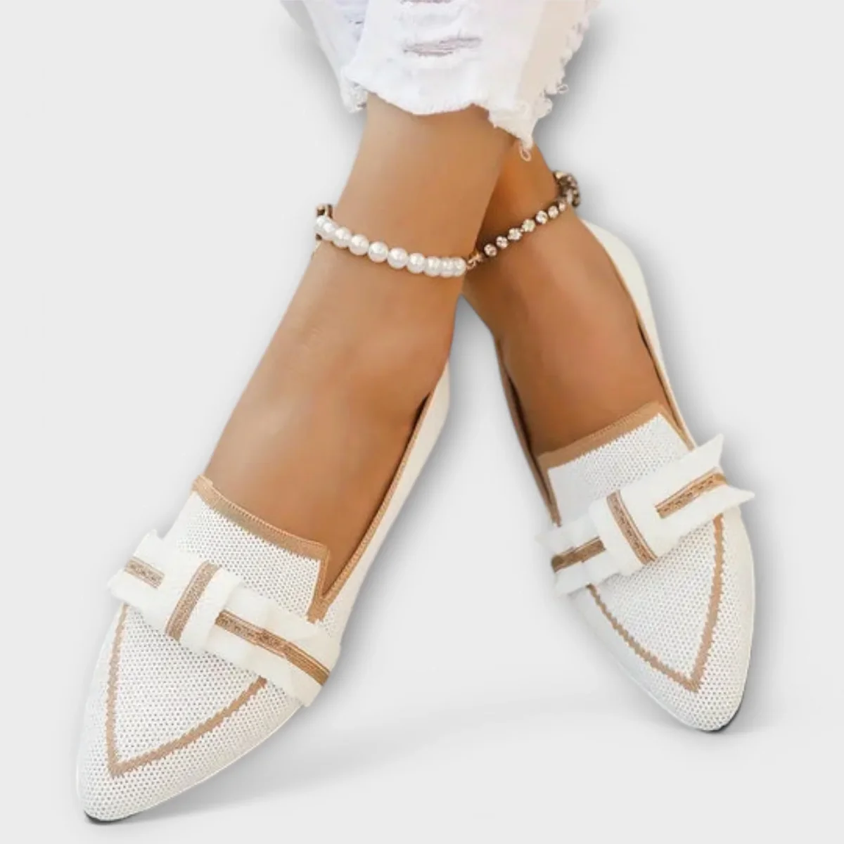 Zapatos planos de mujer con diseño anudado - Imagen 4