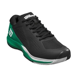 Zapatillas Rush Pro Ace Clay Negro/Verde 2025