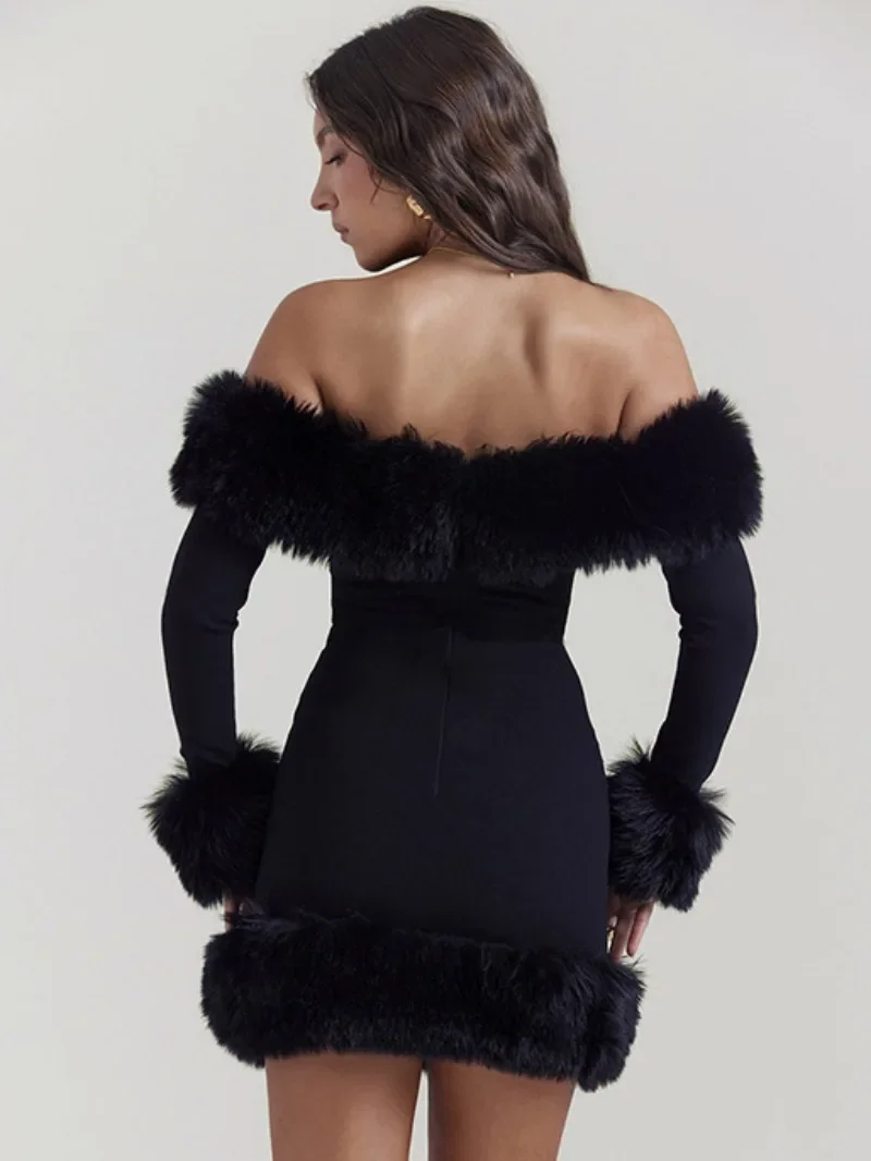 Vestido Olga™ Moderno con Detalle de Felpa - Imagen 5