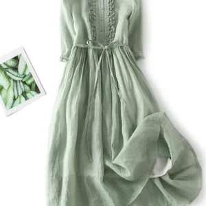 Laura™ - Vestido elegante de lino