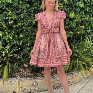 Mina ™ vestido estampado de verano