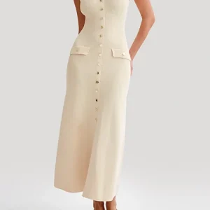Carla ™ vestido con botones