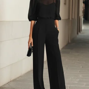 Valentina | Conjunto de tres piezas negro para Mujer