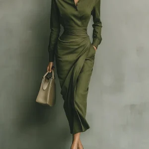 Narelle  - Vestido Elegante Envolvente