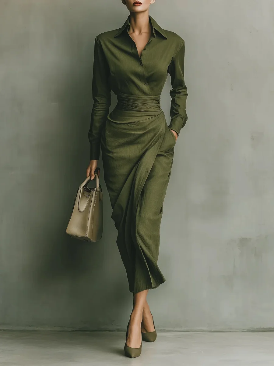 Narelle - Vestido Elegante Envolvente
