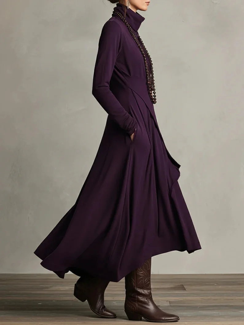 Diana - Vestido Maxi Drama Asimétrico - Imagen 5
