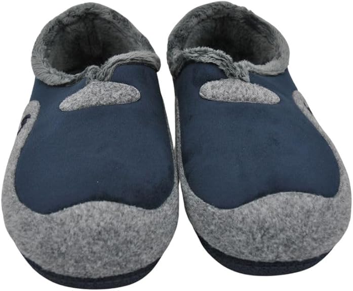 Zapatilla para casa de hombre en algodon natural y con suela de goma antideslizante - Imagen 5