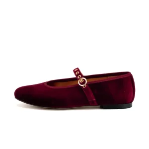 MERCEDITAS VELVET BURDEOS