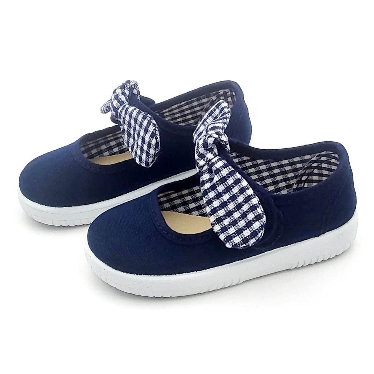 Zapatillas tipo bamba Lona Lazo Vichy o Flores - Imagen 8