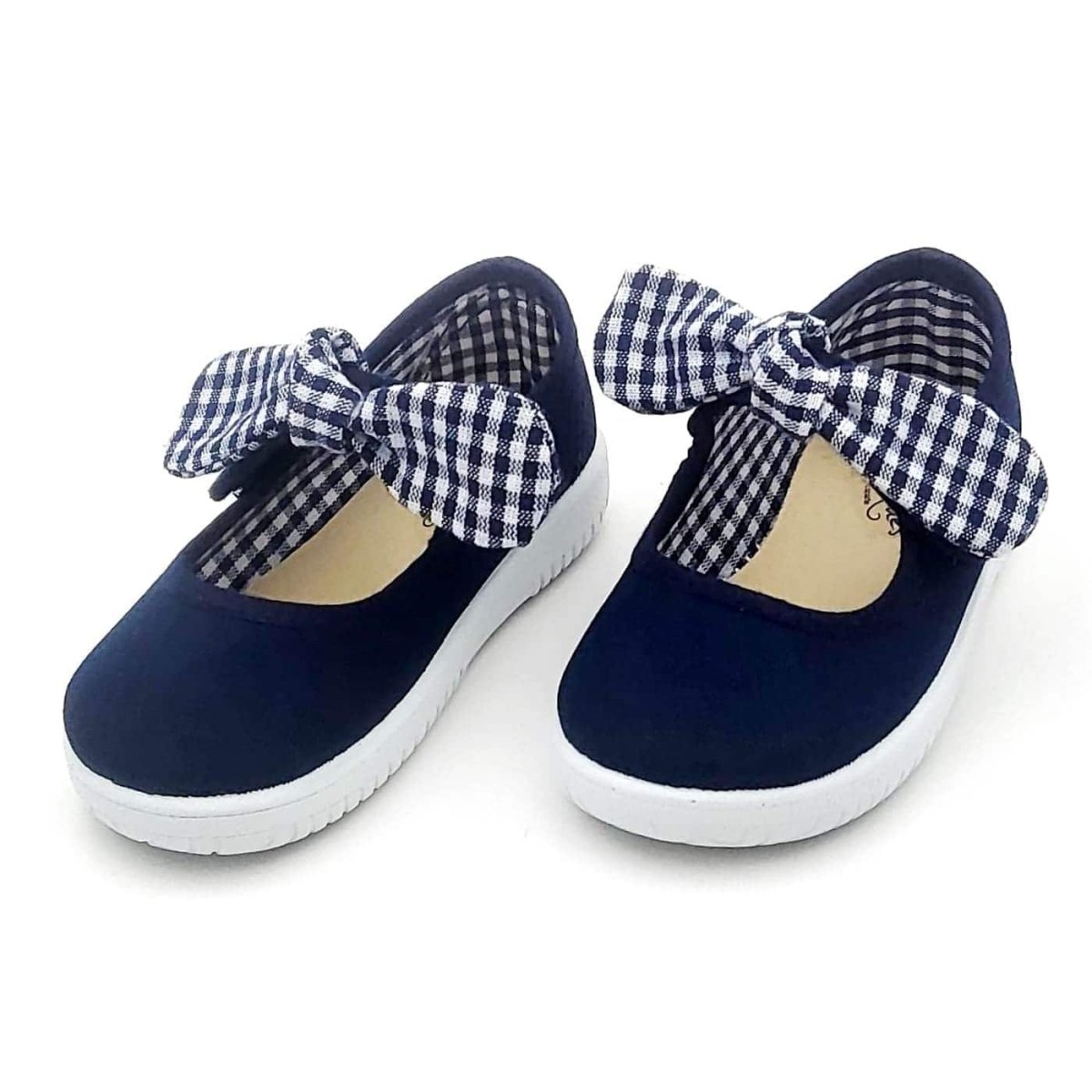 Zapatillas tipo bamba Lona Lazo Vichy o Flores - Imagen 7