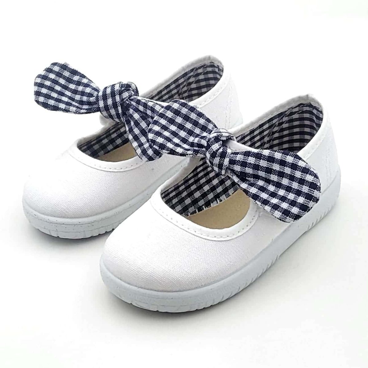 Zapatillas tipo bamba Lona Lazo Vichy o Flores - Imagen 9