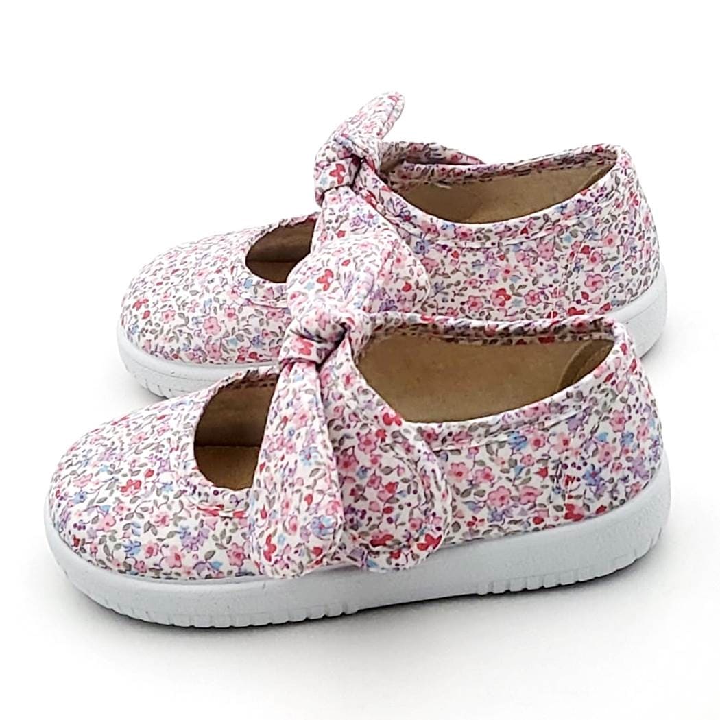 Zapatillas tipo bamba Lona Lazo Vichy o Flores - Imagen 5