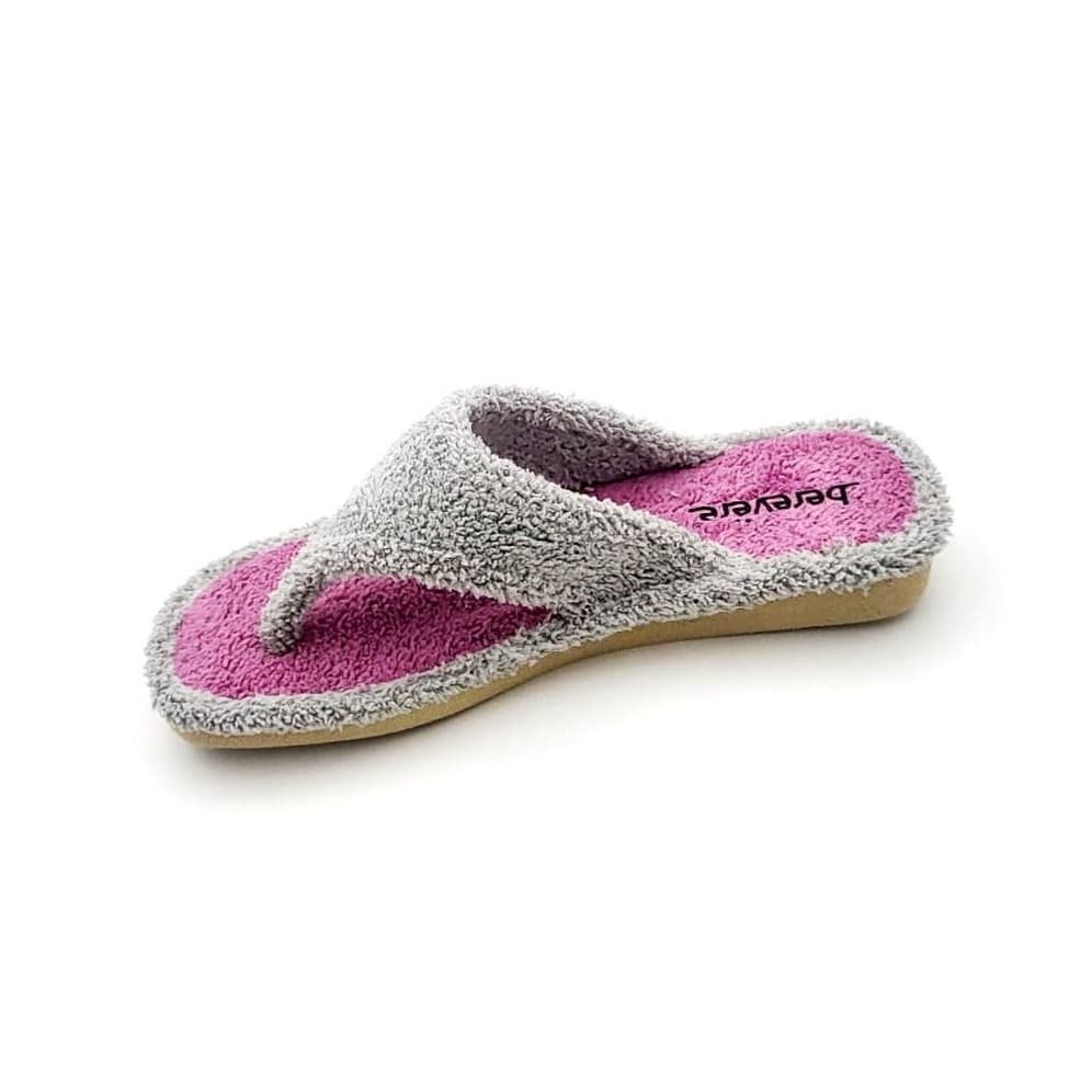 Zapatilla Tipo Chancla En Algodón Toalla Con Suela Microporosa - Imagen 7