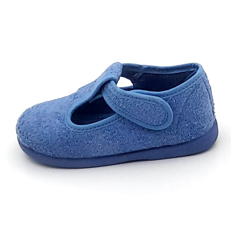 Zapatilla en toalla algodon con cierre de velcro - Imagen 3