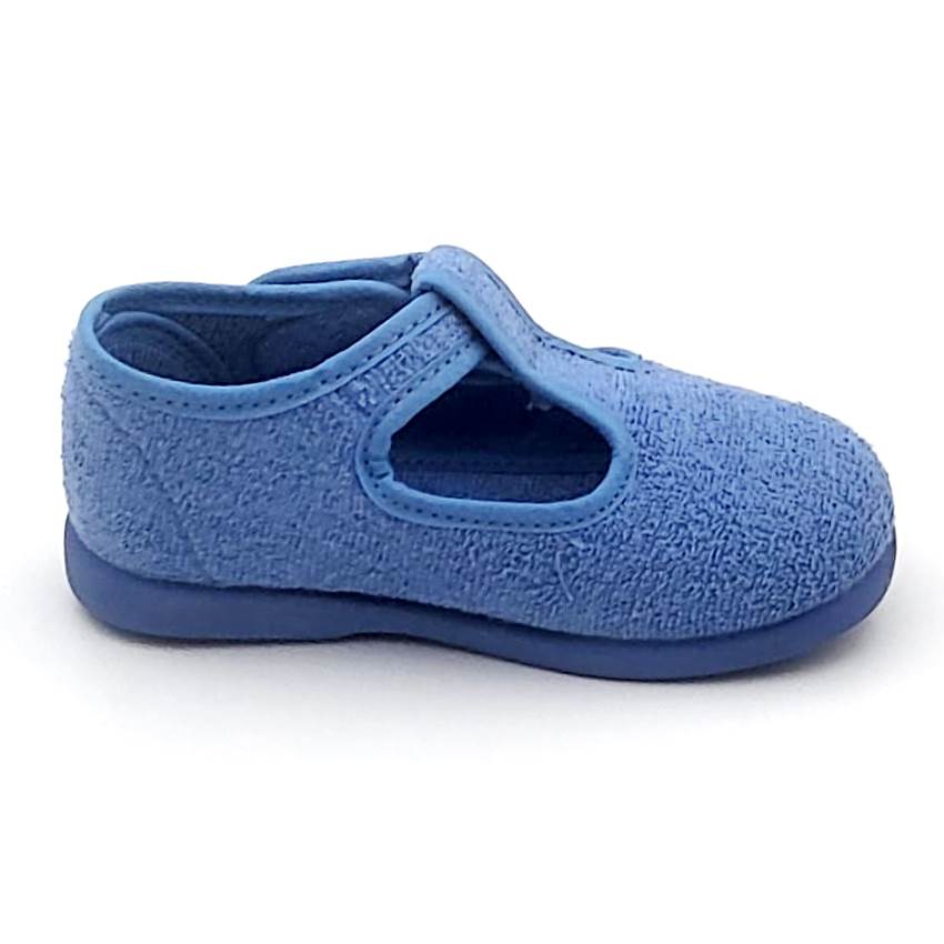 Zapatilla en toalla algodon con cierre de velcro - Imagen 5