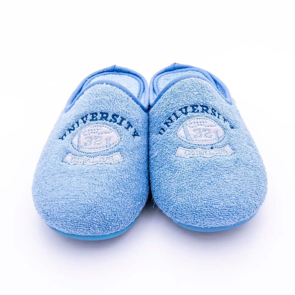 Zapatillas para casa infantiles en algodon toalla y suela de goma - Imagen 2