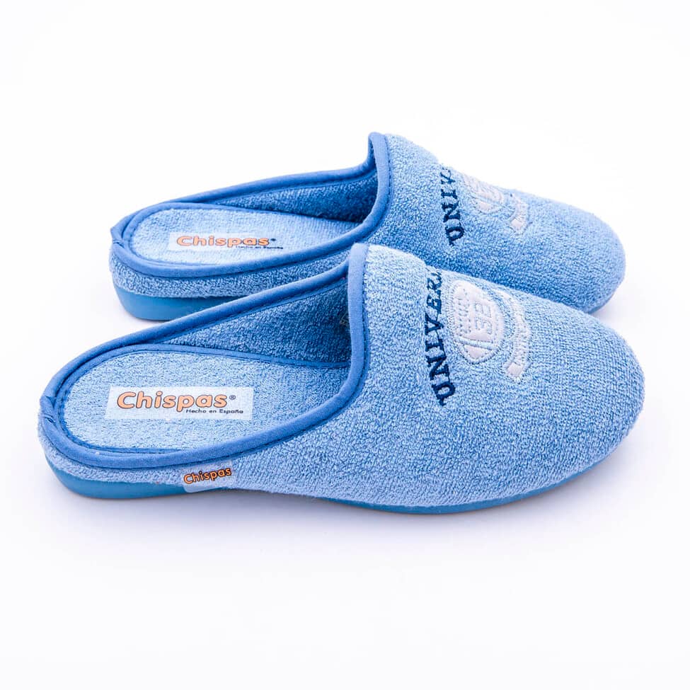 Zapatillas para casa infantiles en algodon toalla y suela de goma - Imagen 4