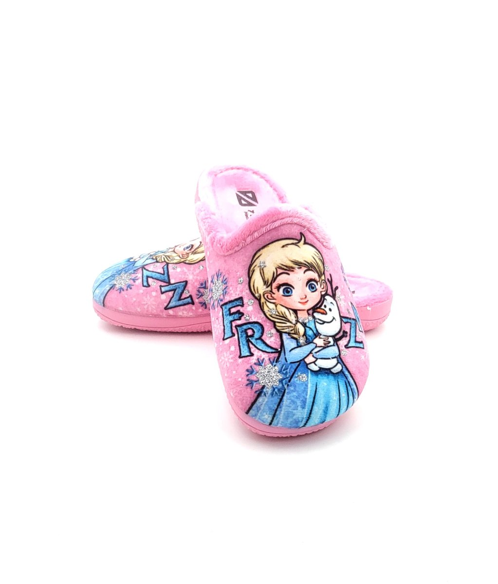Zapatilla infantil abierta con suela antideslizante con dibujos de FROZEN - Imagen 5