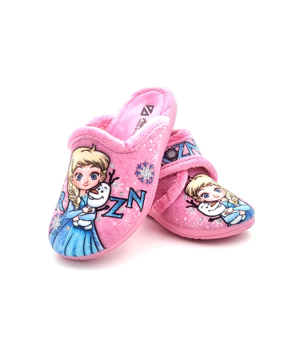 Zapatilla infantil abierta con suela antideslizante con dibujos de FROZEN - Imagen 7