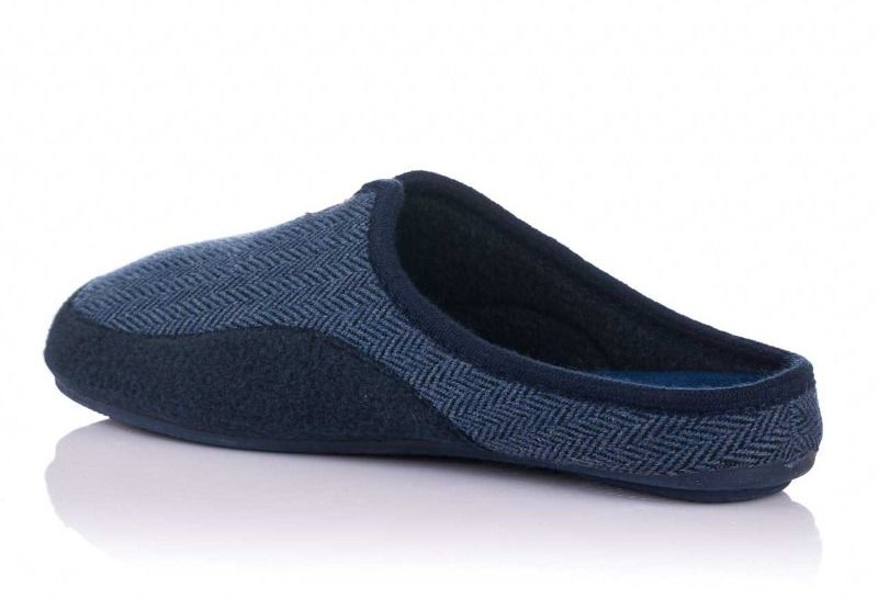 Zapatillas para hombre en lana natural con suela de goma antideslizante. - Imagen 4