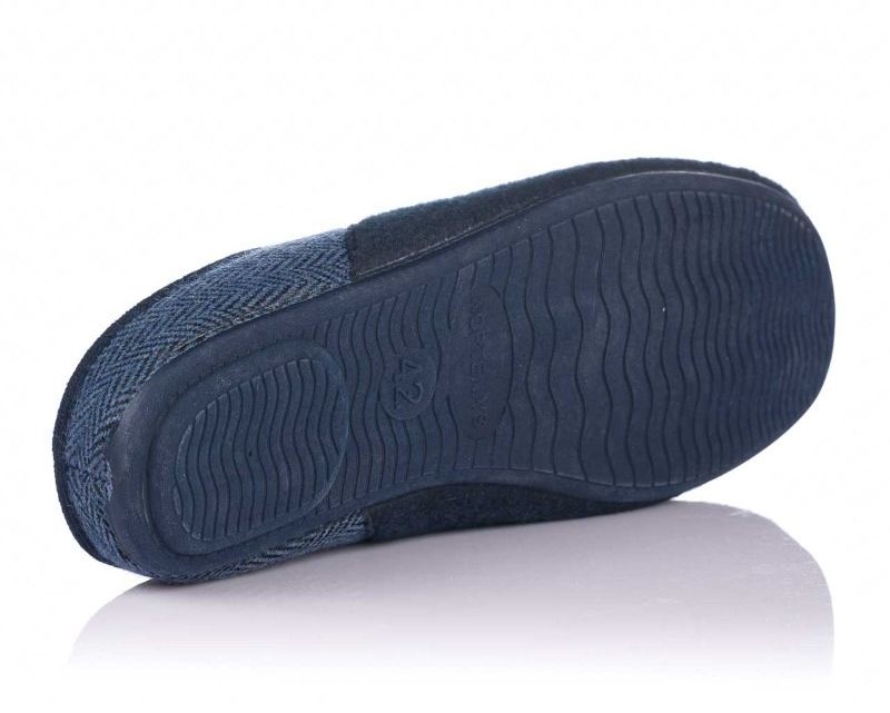 Zapatillas para hombre en lana natural con suela de goma antideslizante. - Imagen 5