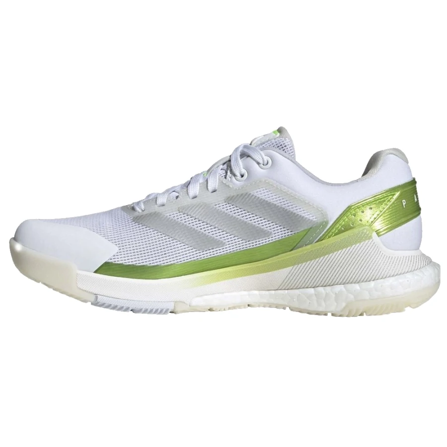 Zapatillas Adidas Crazyquick Boost Padel W Blancas/Verdes 2025 - Imagen 3
