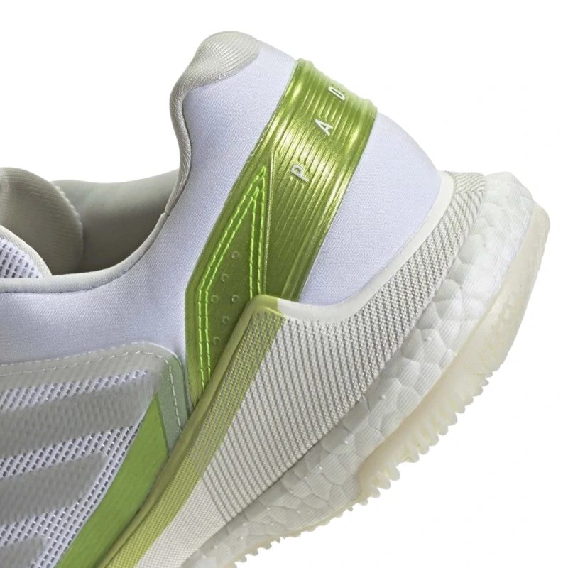 Zapatillas Adidas Crazyquick Boost Padel W Blancas/Verdes 2025 - Imagen 5