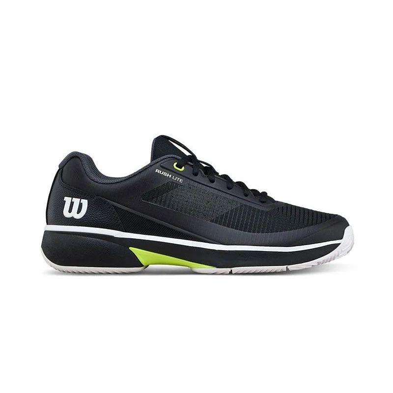 Zapatillas Wilson Rush Lite 5 Clay Black/White 2026 - Imagen 6