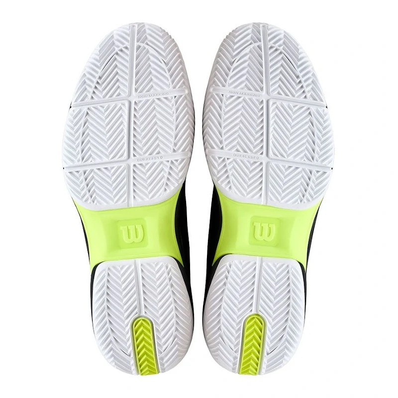 Zapatillas Wilson Rush Lite 5 Clay Black/White 2026 - Imagen 4