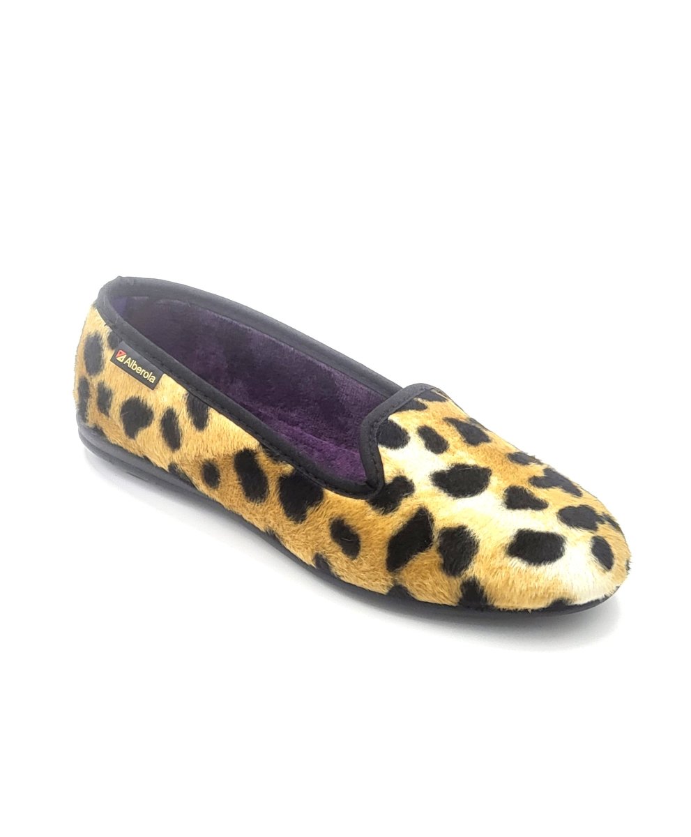 Zapatilla de casa para mujer cerrada LEOPARDO - Imagen 3