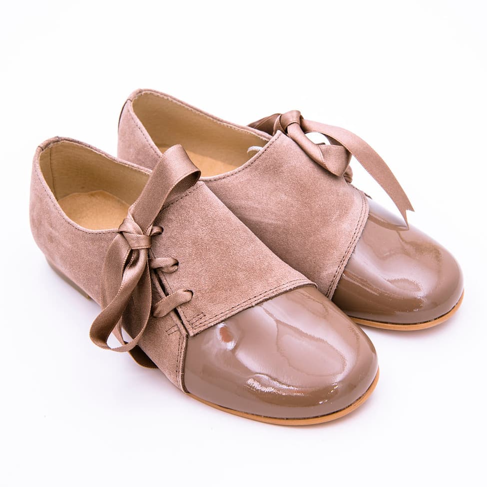 Zapato Combinado Ante y Charol Cordón - Imagen 3