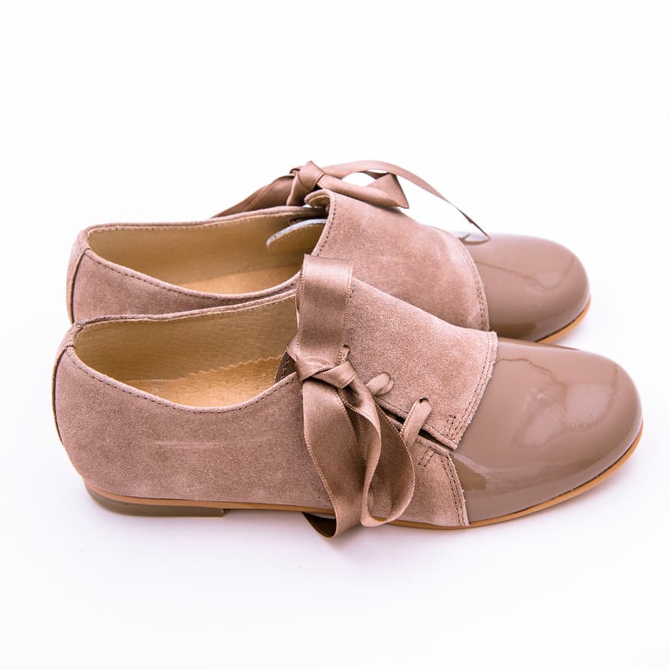 Zapato Combinado Ante y Charol Cordón - Imagen 4